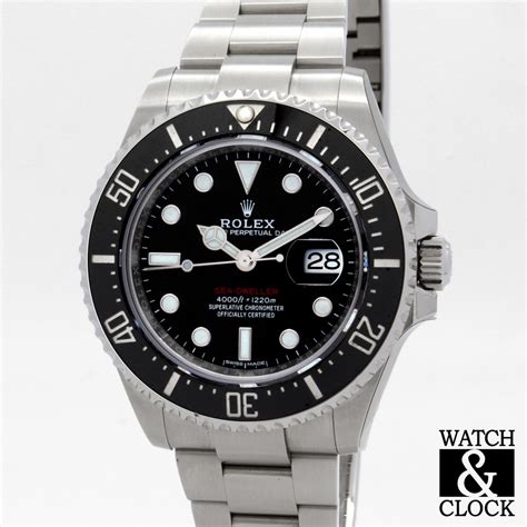 Rolex Sea Dweller ref. 126600 SCRITTA ROSSA .